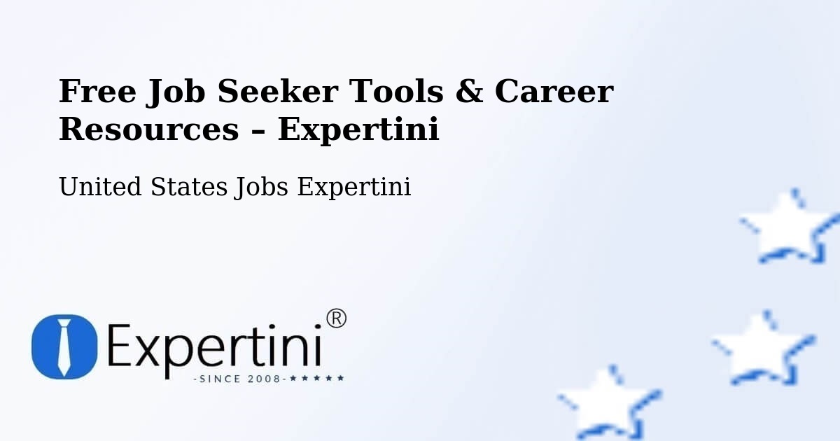 Free Job Seeker Tools & Career Resources – Lutz - Lutz, United States Jobs Expertini
