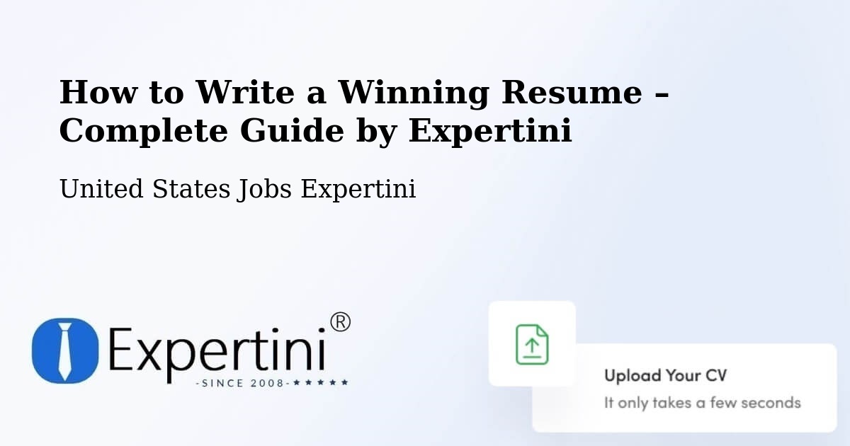 Resume Writing Guide for Job Seekers – Lutz - Lutz, United States Jobs Expertini